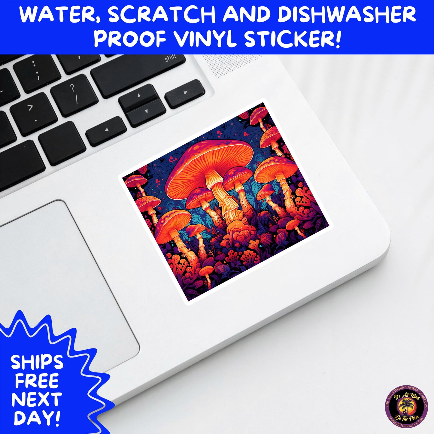PSYCHEDELIC ART STICKERS | Trippy Groovy Vinyl Decals for Journals, Water Bottles, Laptops, Hippie Aesthetic Stickers for Vibe Lovers