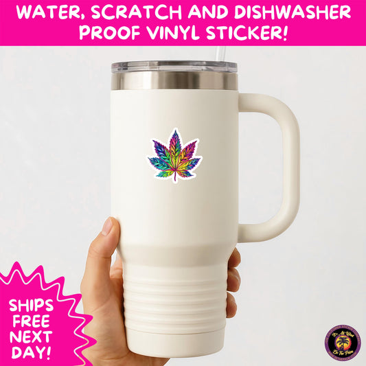 PSYCHEDELIC ART STICKERS | Trippy Groovy Vinyl Decals for Journals, Water Bottles, Laptops, Hippie Aesthetic Stickers for Vibe Lovers