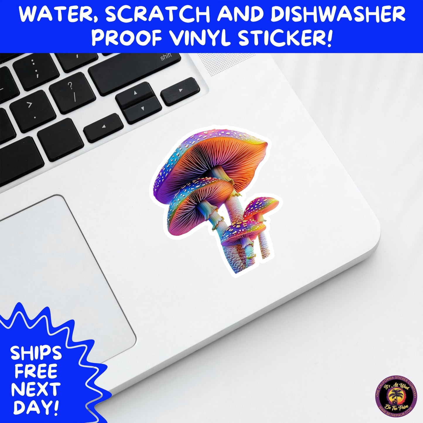 PSYCHEDELIC ART STICKERS | Trippy Groovy Vinyl Decals for Journals, Water Bottles, Laptops, Hippie Aesthetic Stickers for Vibe Lovers