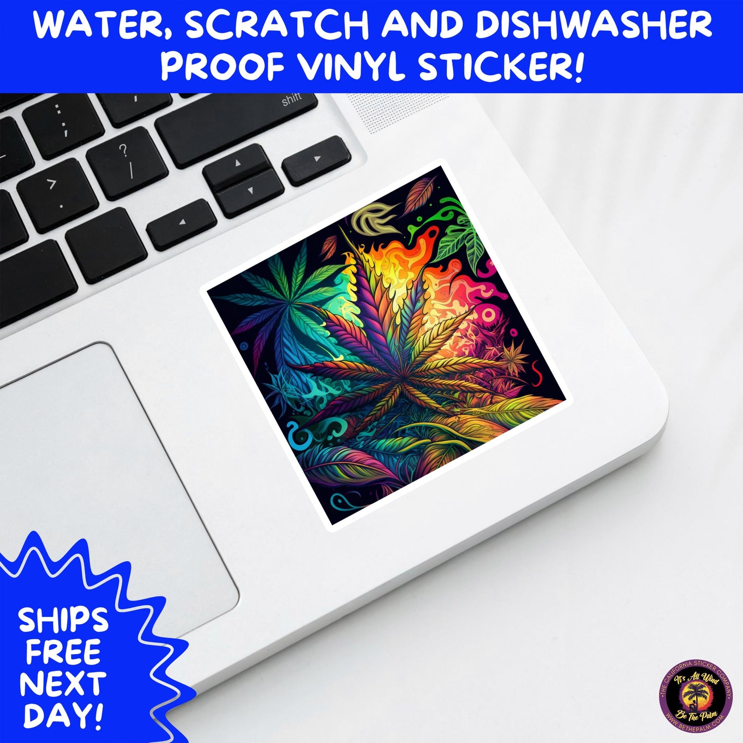 PSYCHEDELIC ART STICKERS | Trippy Groovy Vinyl Decals for Journals, Water Bottles, Laptops, Hippie Aesthetic Stickers for Vibe Lovers