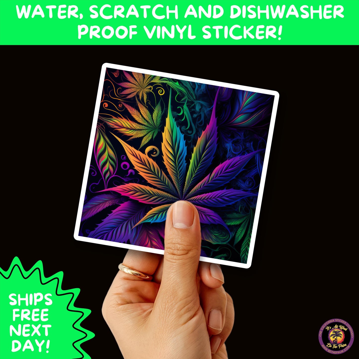 PSYCHEDELIC ART STICKERS | Trippy Groovy Vinyl Decals for Journals, Water Bottles, Laptops, Hippie Aesthetic Stickers for Vibe Lovers