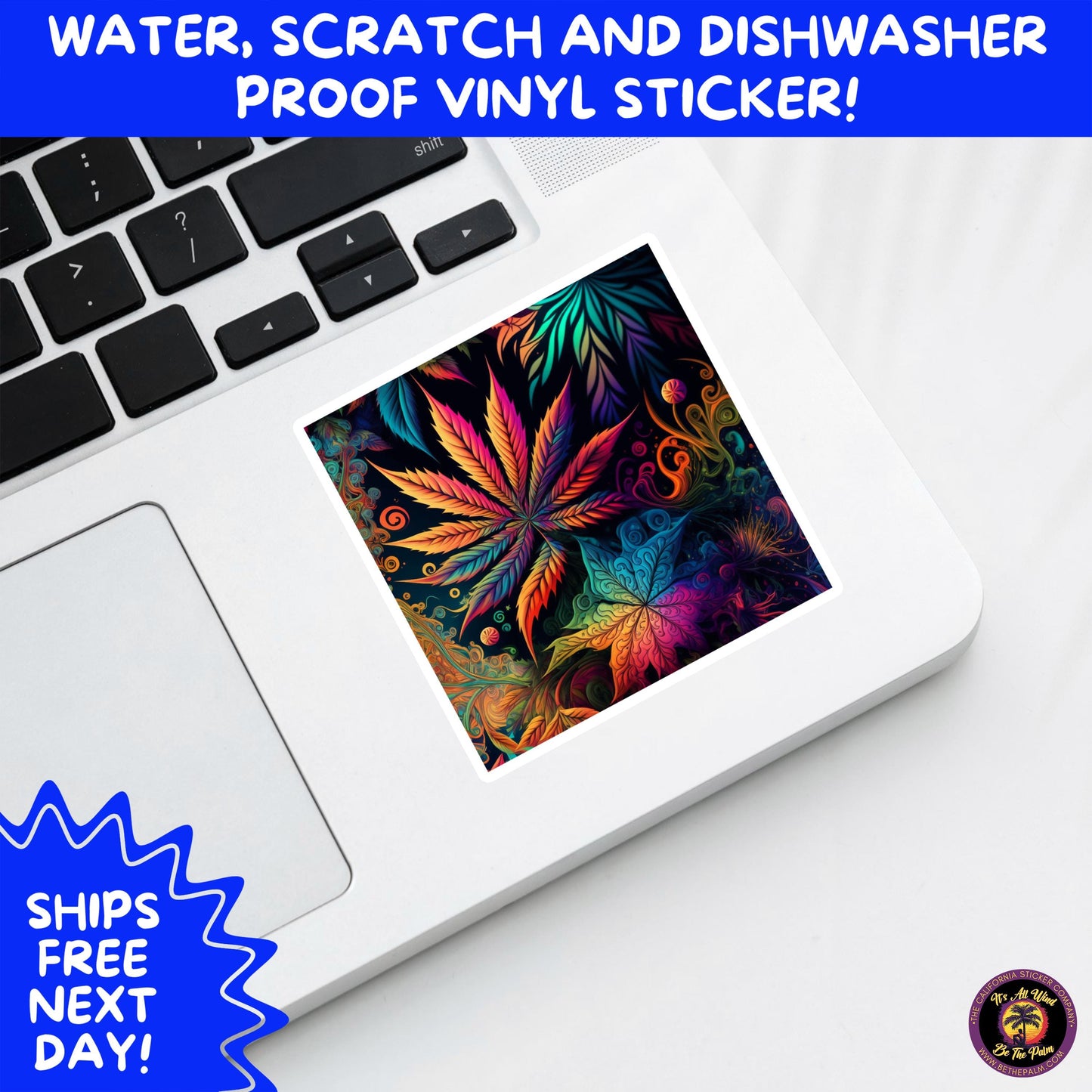 PSYCHEDELIC ART STICKERS | Trippy Groovy Vinyl Decals for Journals, Water Bottles, Laptops, Hippie Aesthetic Stickers for Vibe Lovers