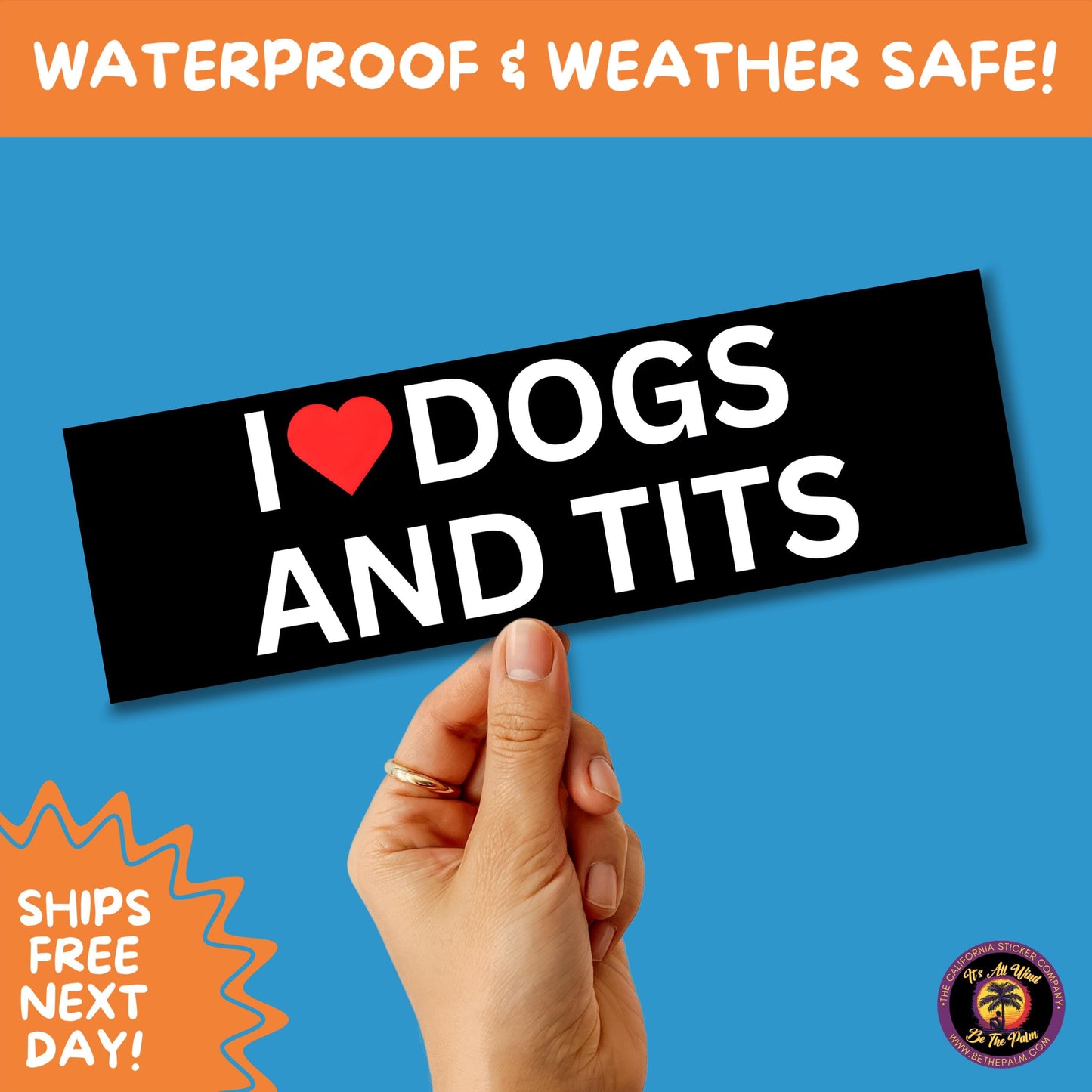 BUMPER STICKER | Funny Vinyl Decals for Cars Trucks Laptops Durable Waterproof Outdoor Sticker Gift for Drivers and Road Trips