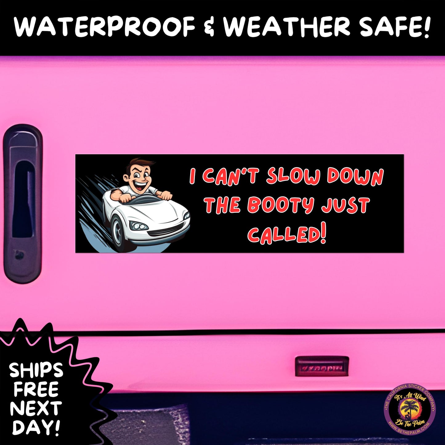 BUMPER STICKER | Funny Vinyl Decals for Cars Trucks Laptops Durable Waterproof Outdoor Sticker Gift for Drivers and Road Trips