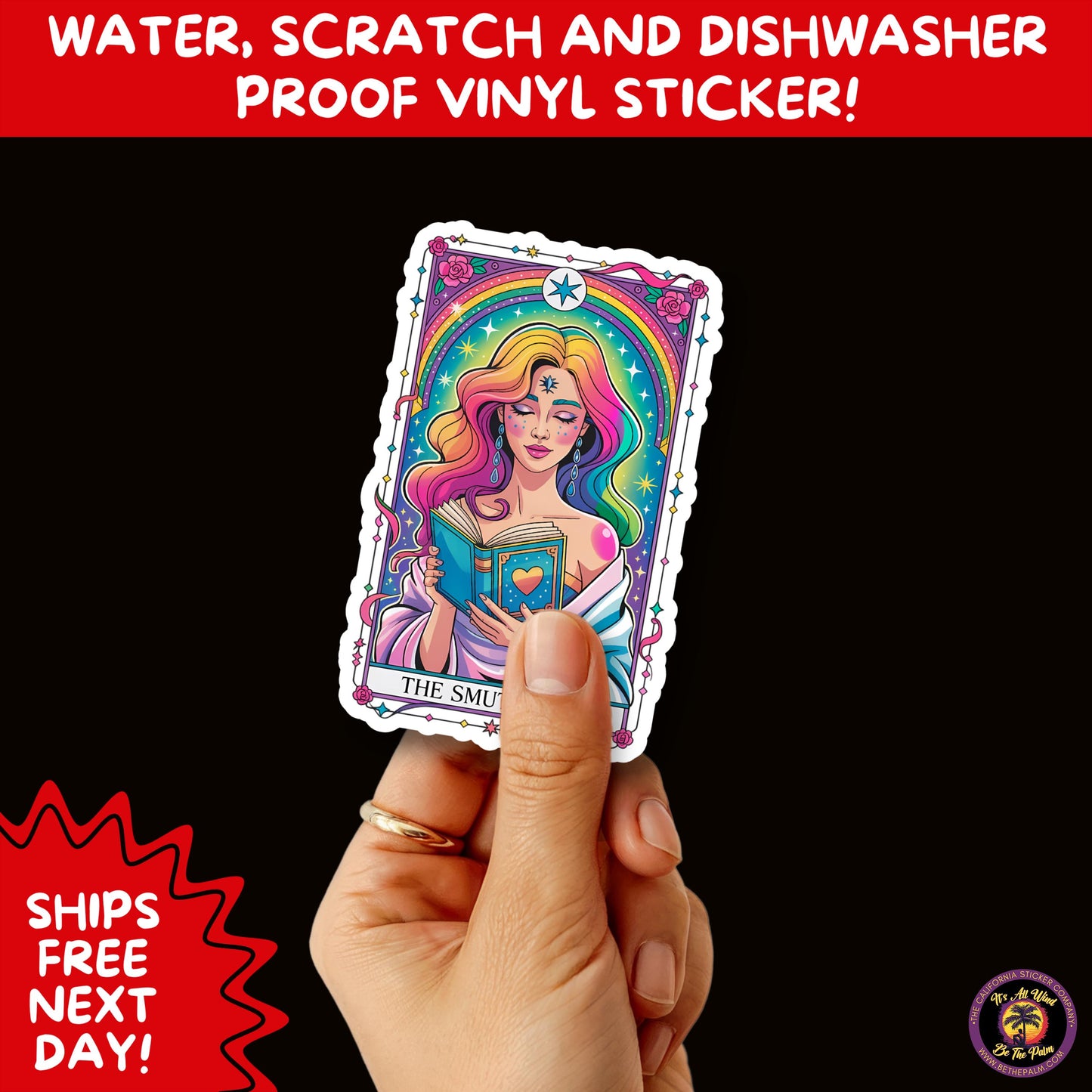 1. SMUT BOOK LOVER | Stickers β Funny Romance Sticker Pack for Readers, Booktok Gifts, Steamy Books, Kindle Accessories, Waterproof Vinyl