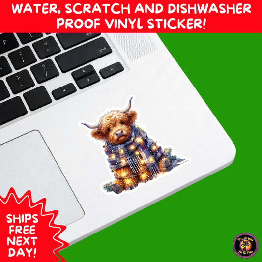 CHRISTMAS STICKER PACK | Festive Holiday Decor Vinyl Stickers Perfect for Journals Gifts Planners Stocking Stuffers Winter Aesthetic Fun