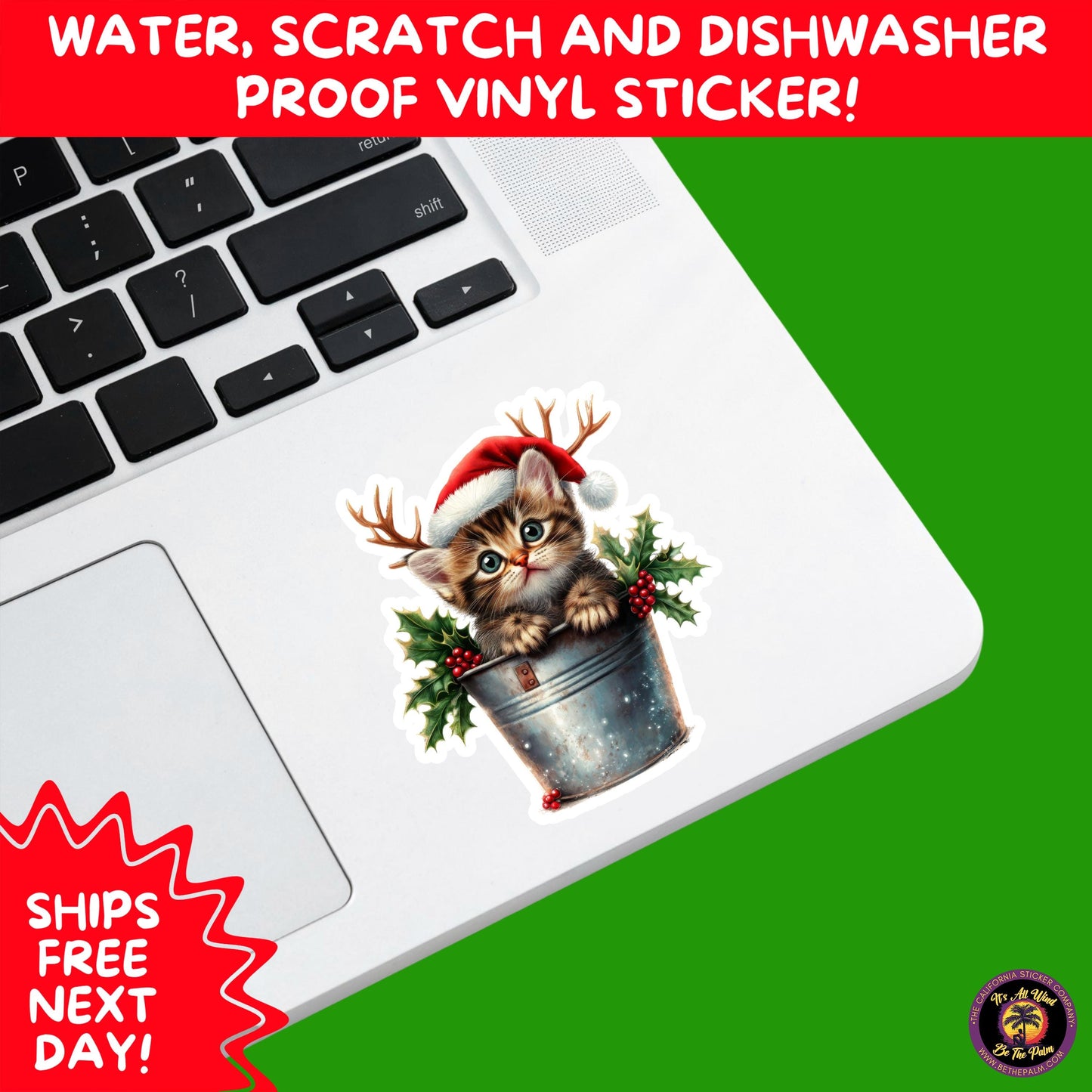 CHRISTMAS STICKER PACK | Festive Holiday Decor Vinyl Stickers Perfect for Journals Gifts Planners Stocking Stuffers Winter Aesthetic Fun