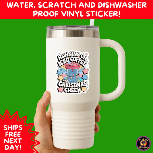 CHRISTMAS STICKER PACK | Festive Holiday Decor Vinyl Stickers Perfect for Journals Gifts Planners Stocking Stuffers Winter Aesthetic Fun