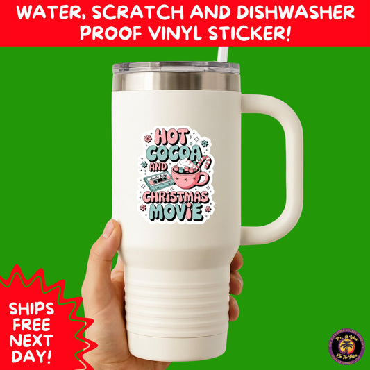 CHRISTMAS STICKER PACK | Festive Holiday Decor Vinyl Stickers Perfect for Journals Gifts Planners Stocking Stuffers Winter Aesthetic Fun