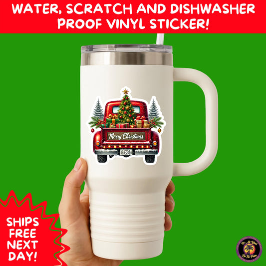 CHRISTMAS STICKER PACK | Festive Holiday Decor Vinyl Stickers Perfect for Journals Gifts Planners Stocking Stuffers Winter Aesthetic Fun