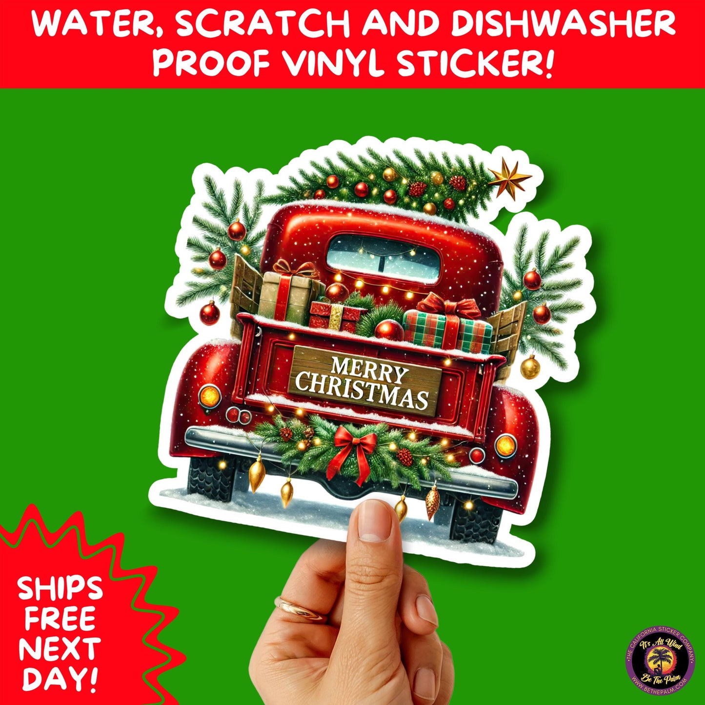CHRISTMAS STICKER PACK | Festive Holiday Decor Vinyl Stickers Perfect for Journals Gifts Planners Stocking Stuffers Winter Aesthetic Fun