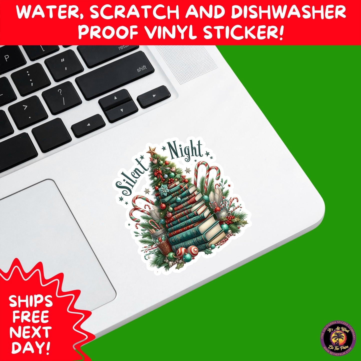 CHRISTMAS STICKER PACK | Festive Holiday Decor Vinyl Stickers Perfect for Journals Gifts Planners Stocking Stuffers Winter Aesthetic Fun