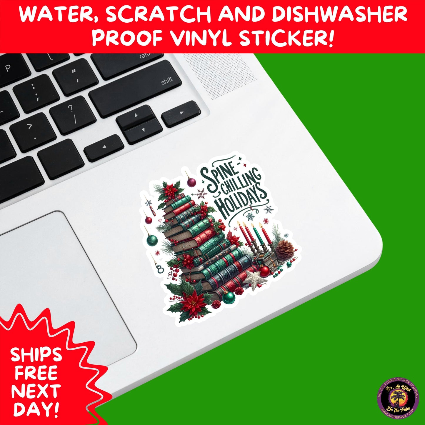 CHRISTMAS STICKER PACK | Festive Holiday Decor Vinyl Stickers Perfect for Journals Gifts Planners Stocking Stuffers Winter Aesthetic Fun
