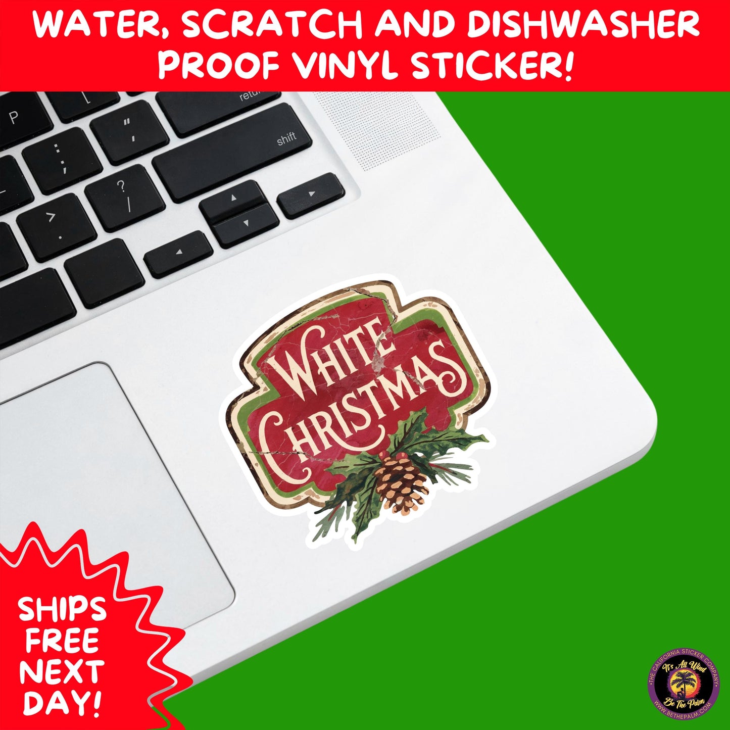 CHRISTMAS STICKER PACK | Festive Holiday Decor Vinyl Stickers Perfect for Journals Gifts Planners Stocking Stuffers Winter Aesthetic Fun