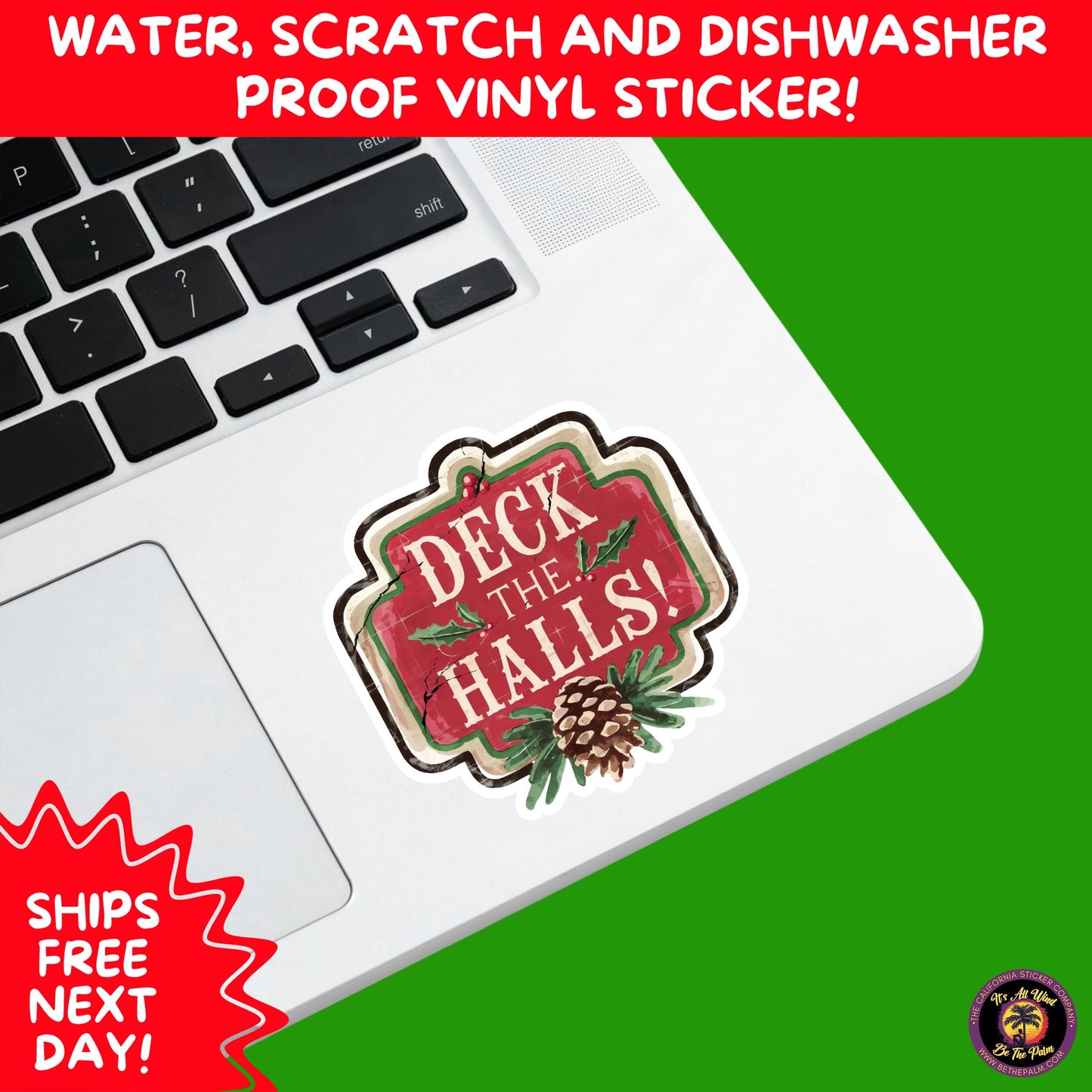 CHRISTMAS STICKER PACK | Festive Holiday Decor Vinyl Stickers Perfect for Journals Gifts Planners Stocking Stuffers Winter Aesthetic Fun