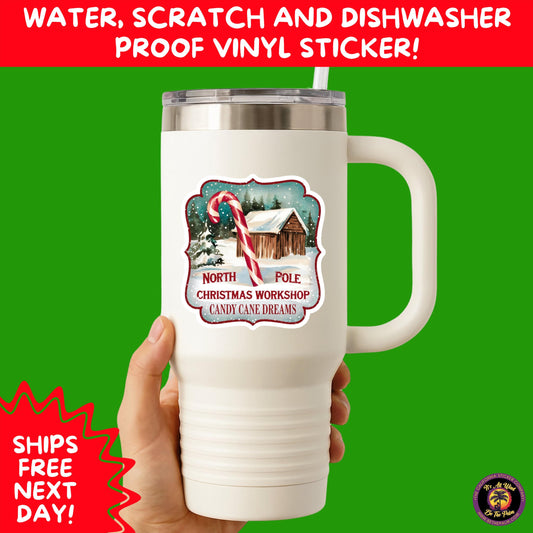 CHRISTMAS STICKER PACK | Festive Holiday Decor Vinyl Stickers Perfect for Journals Gifts Planners Stocking Stuffers Winter Aesthetic Fun