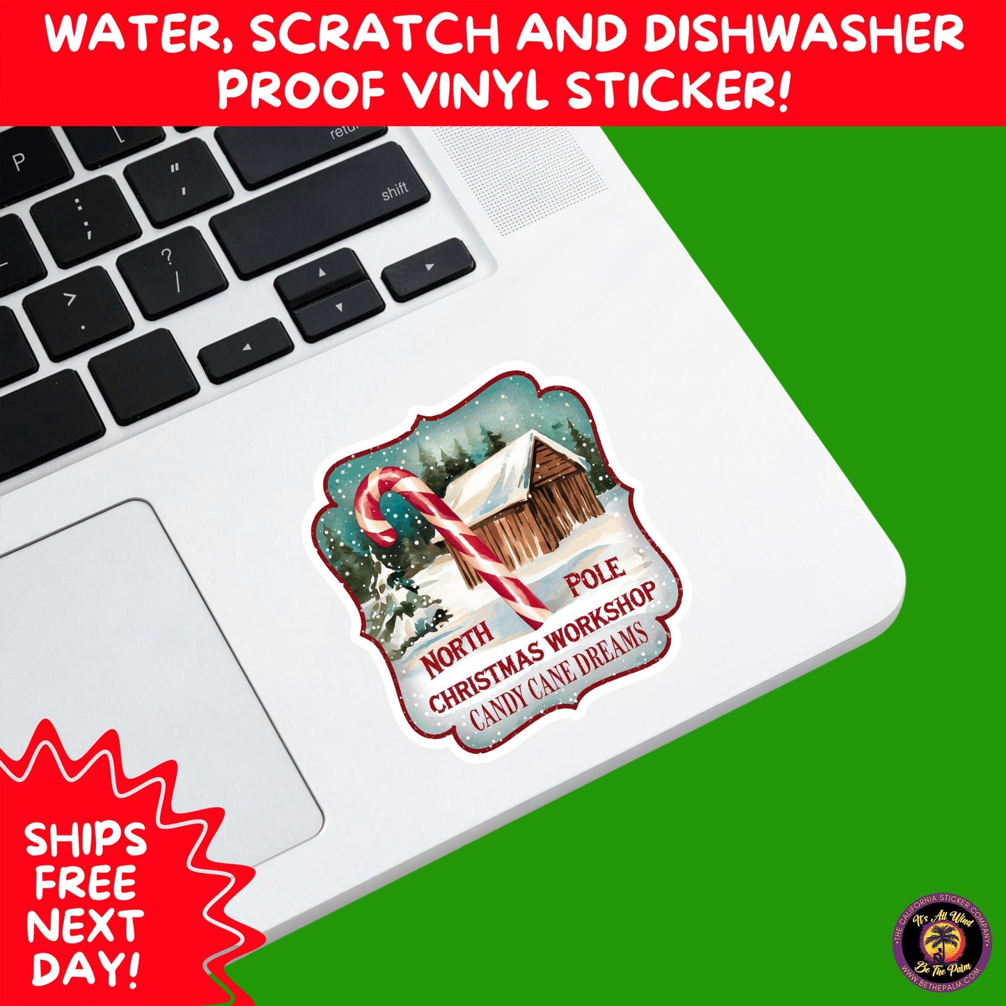 CHRISTMAS STICKER PACK | Festive Holiday Decor Vinyl Stickers Perfect for Journals Gifts Planners Stocking Stuffers Winter Aesthetic Fun