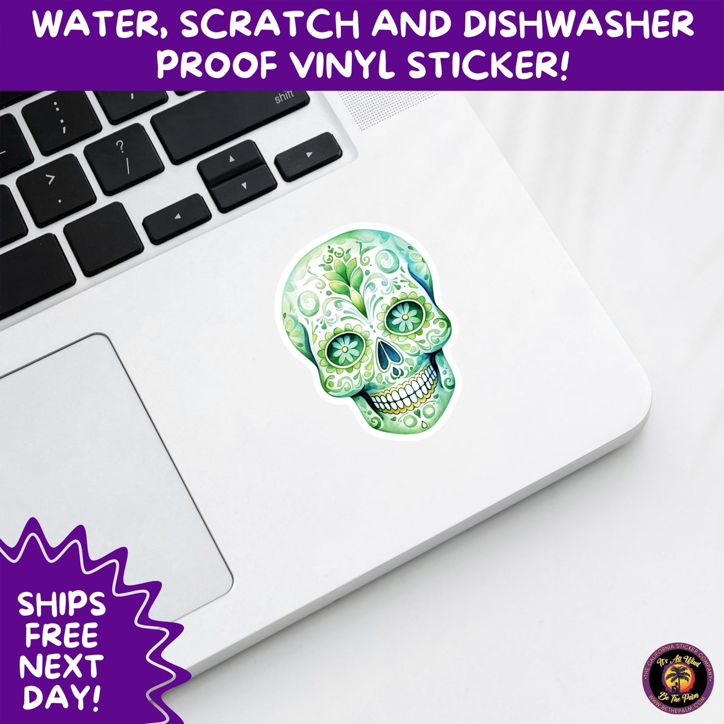 SUGAR SKULL STICKERS Day of the Dead Aesthetic Sticker Pack for Journals Laptops Water Bottles Halloween Decor and Spooky Season Gifts