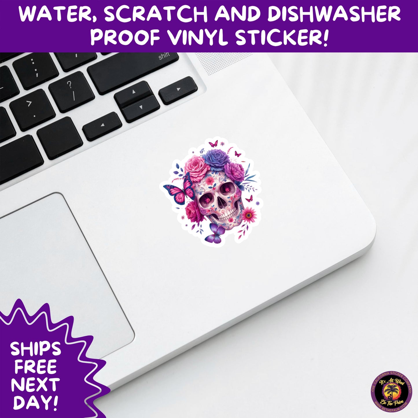 SUGAR SKULL STICKERS Day of the Dead Aesthetic Sticker Pack for Journals Laptops Water Bottles Halloween Decor and Spooky Season Gifts
