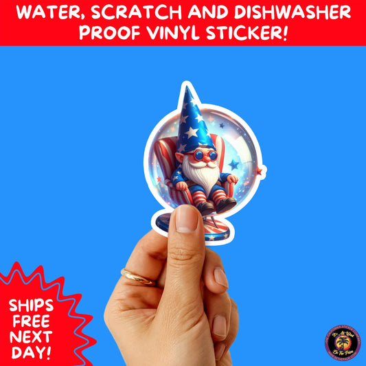 4th of july | sticker pack independence day vinyl decals, usa flag, fireworks, red white blue summer holiday patriotic sticker set