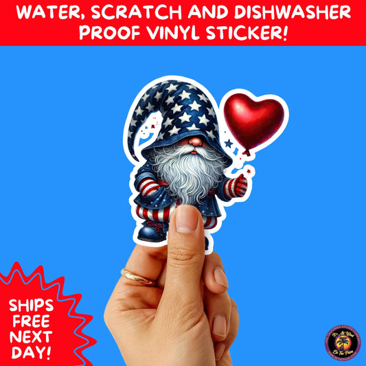 4th of july | sticker pack independence day vinyl decals, usa flag, fireworks, red white blue summer holiday patriotic sticker set