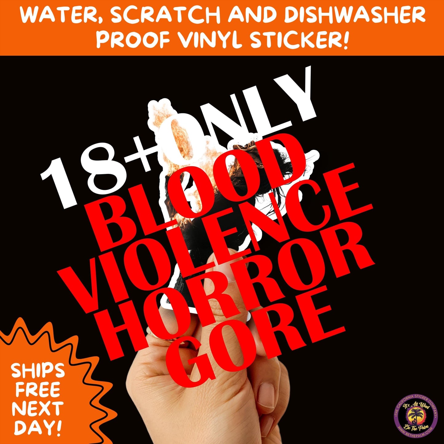 GORE HORROR STICKERS | Creepy Vibe Aesthetic – Blood, Skulls, Guts, and Creepy Vinyl Art for Halloween and Alternative Style Fans