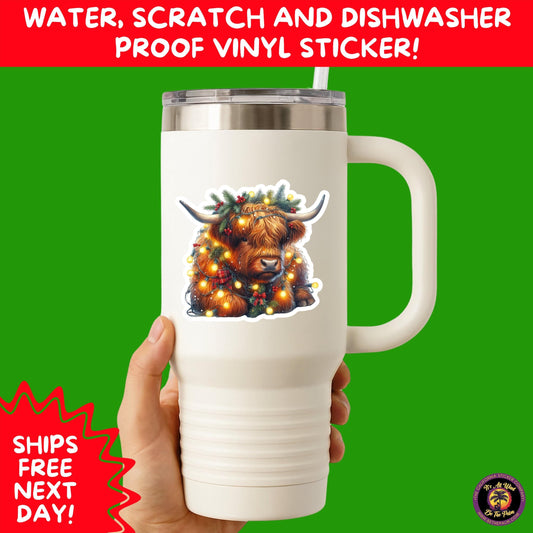 CHRISTMAS STICKER PACK | Festive Holiday Decor Vinyl Stickers Perfect for Journals Gifts Planners Stocking Stuffers Winter Aesthetic Fun