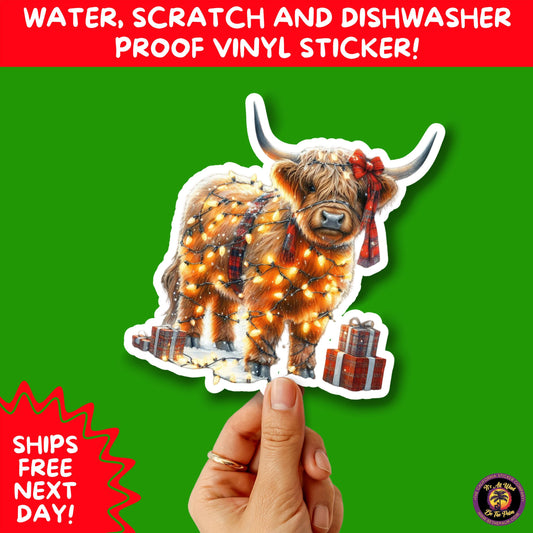 CHRISTMAS STICKER PACK | Festive Holiday Decor Vinyl Stickers Perfect for Journals Gifts Planners Stocking Stuffers Winter Aesthetic Fun