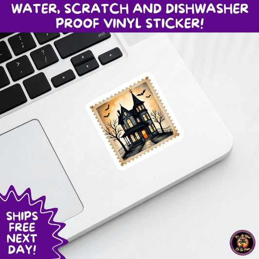 HALLOWEEN VINYL STICKERS | Spooky Ghosts, Witches, Pumpkins, Skulls and Bats – Waterproof Halloween Sticker Pack for All Ages
