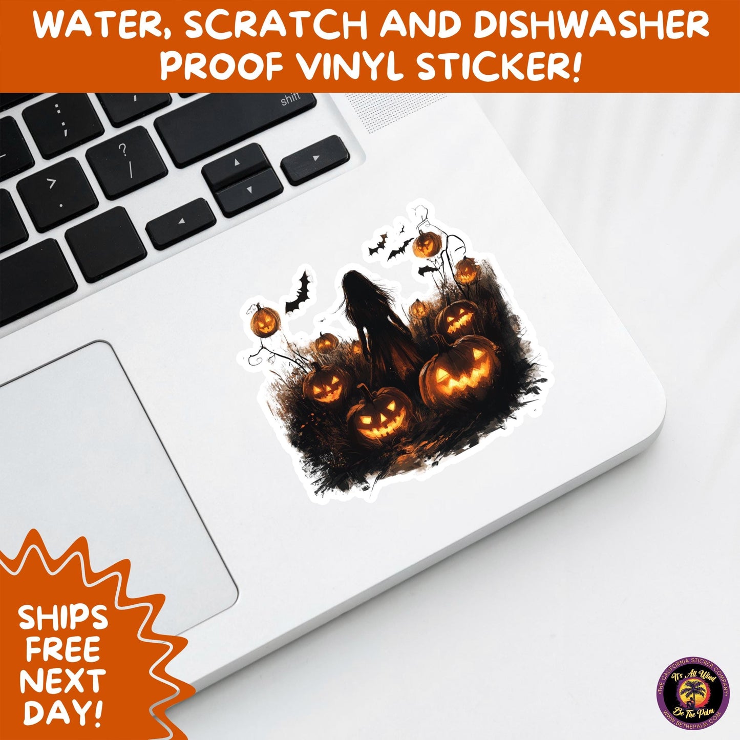 JACK O LANTERN | Aesthetic Halloween Stickers for Planners, Laptops, Water Bottles, and Spooky Autumn Craft Projects