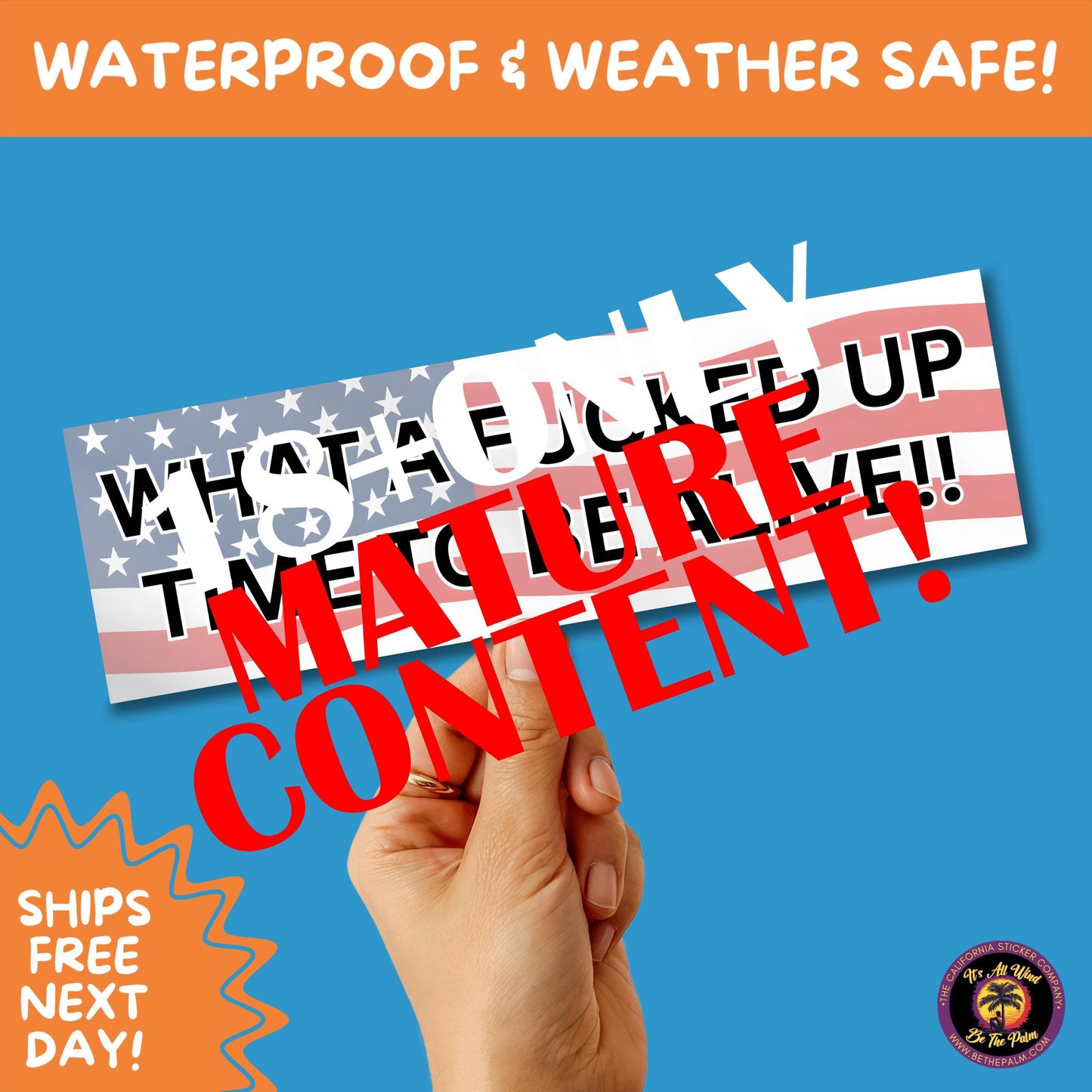 BUMPER STICKER | Funny Vinyl Decals for Cars Trucks Laptops Durable Waterproof Outdoor Sticker Gift for Drivers and Road Trips