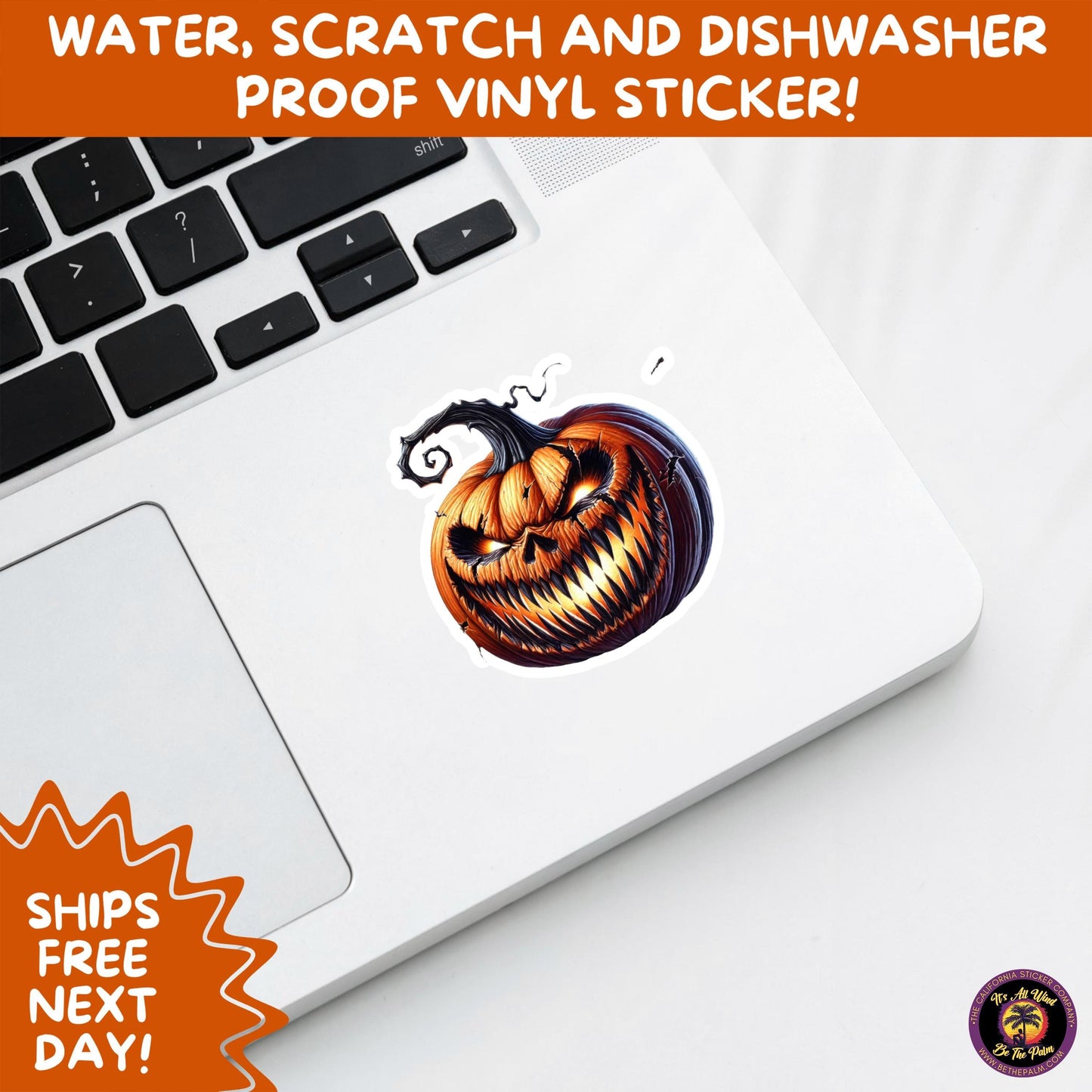 JACK O LANTERN | Aesthetic Halloween Stickers for Planners, Laptops, Water Bottles, and Spooky Autumn Craft Projects