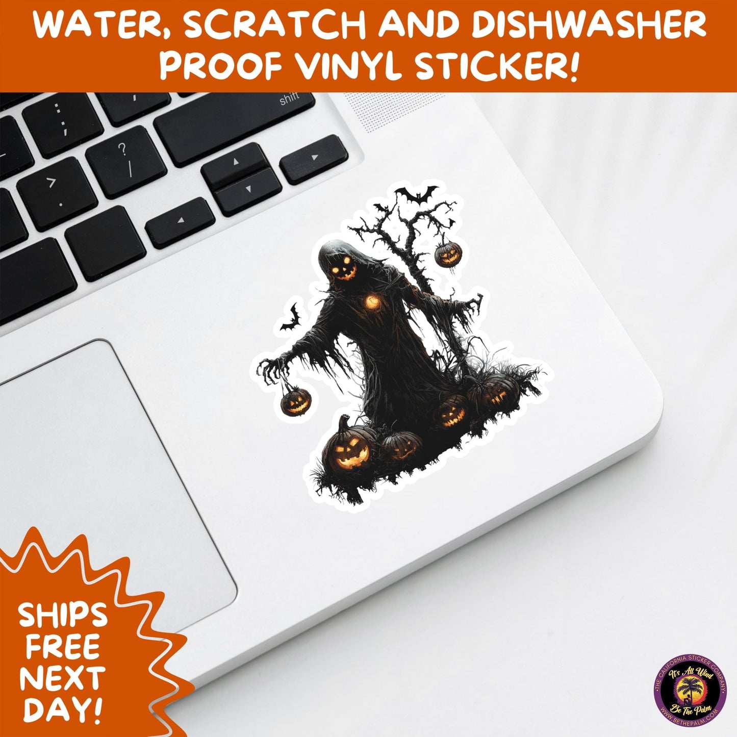 JACK O LANTERN | Aesthetic Halloween Stickers for Planners, Laptops, Water Bottles, and Spooky Autumn Craft Projects