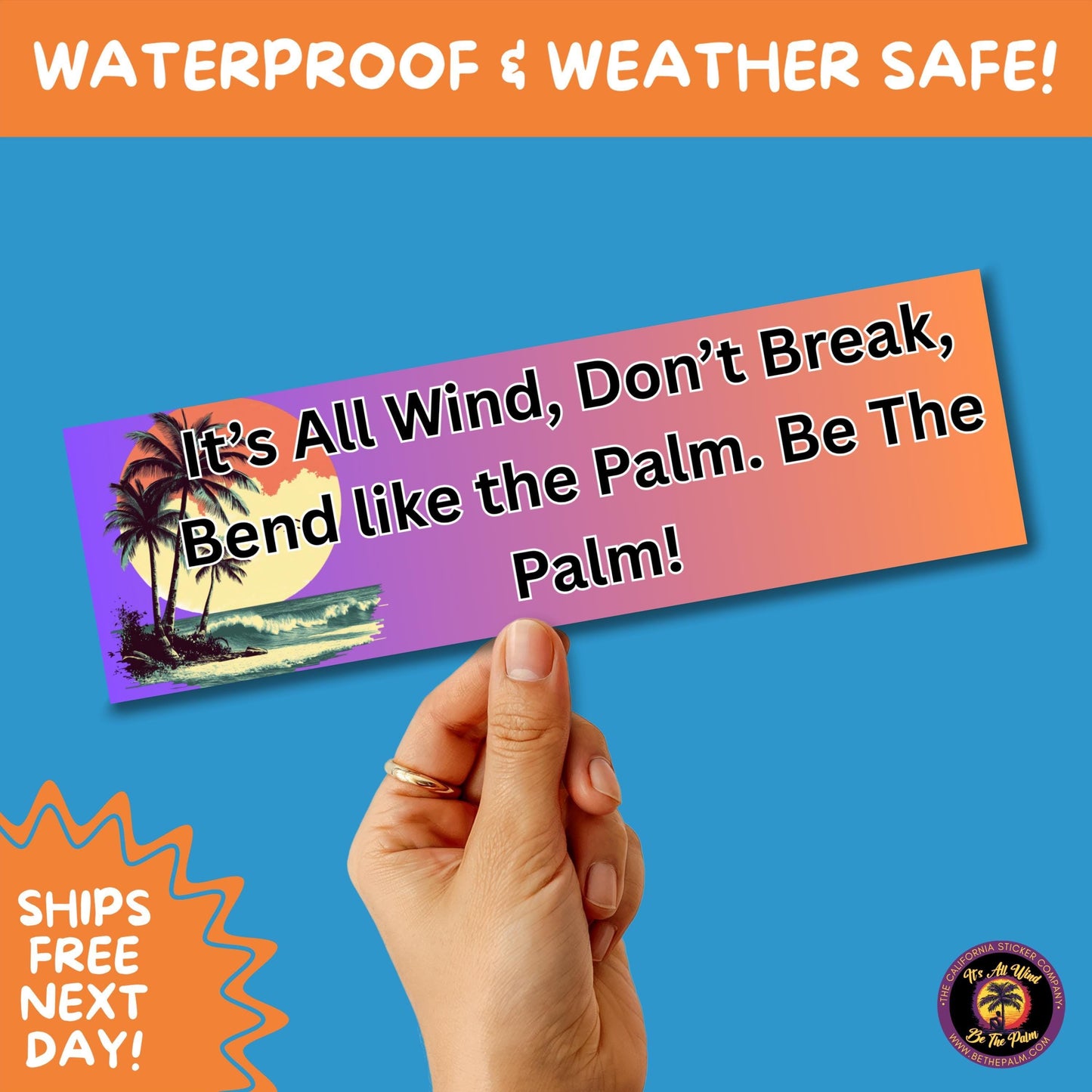 BUMPER STICKER | Funny Vinyl Decals for Cars Trucks Laptops Durable Waterproof Outdoor Sticker Gift for Drivers and Road Trips