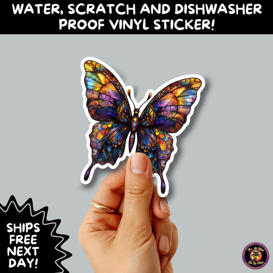 GOTH MOTH STICKERS | Gothic Insect Vinyl Stickers, Dark Aesthetic Stickers for Laptops Journals, Spooky Bug Stickers, Moth Witchy Decor