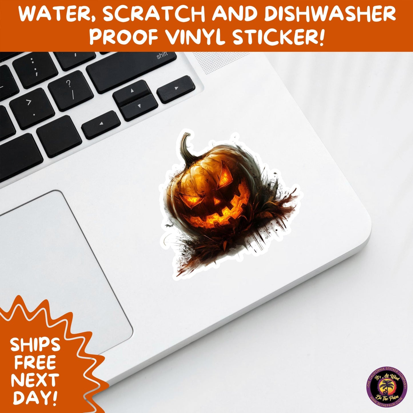 JACK O LANTERN | Aesthetic Halloween Stickers for Planners, Laptops, Water Bottles, and Spooky Autumn Craft Projects