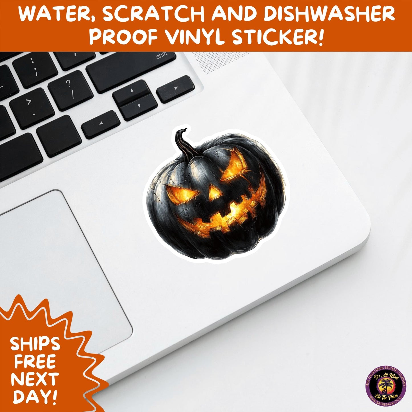 JACK O LANTERN | Aesthetic Halloween Stickers for Planners, Laptops, Water Bottles, and Spooky Autumn Craft Projects