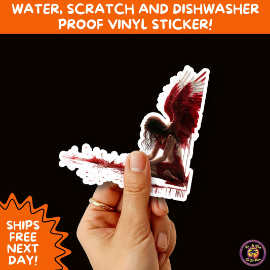 GORE HORROR STICKERS | Creepy Vibe Aesthetic – Blood, Skulls, Guts, and Creepy Vinyl Art for Halloween and Alternative Style Fans