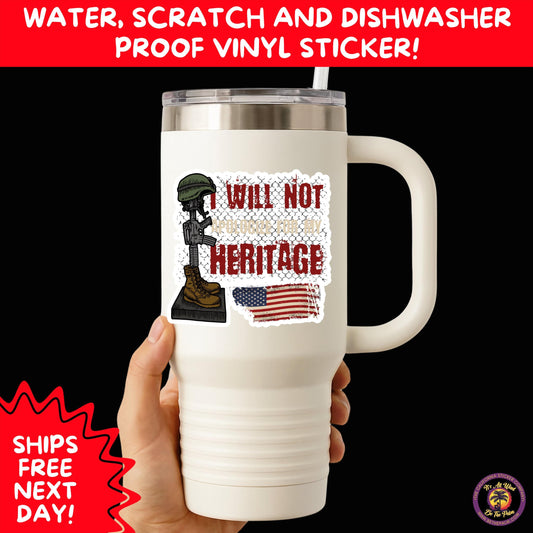 VETERAN STICKERS | Veteran Made Patriotic Vinyl Decals for Military Support, Army Navy Marine Veteran Gifts, American Flag Bumper Sticker