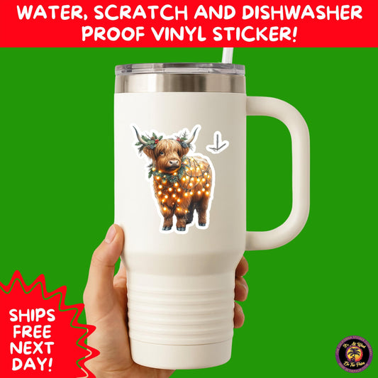 CHRISTMAS STICKER PACK | Festive Holiday Decor Vinyl Stickers Perfect for Journals Gifts Planners Stocking Stuffers Winter Aesthetic Fun