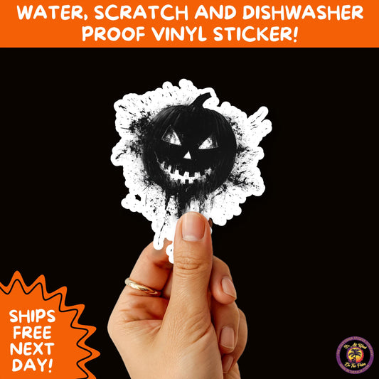 JACK O LANTERN | Aesthetic Halloween Stickers for Planners, Laptops, Water Bottles, and Spooky Autumn Craft Projects