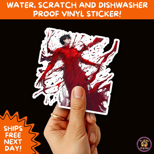 GORE HORROR STICKERS | Creepy Vibe Aesthetic – Blood, Skulls, Guts, and Creepy Vinyl Art for Halloween and Alternative Style Fans