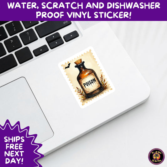 HALLOWEEN VINYL STICKERS | Spooky Ghosts, Witches, Pumpkins, Skulls and Bats – Waterproof Halloween Sticker Pack for All Ages