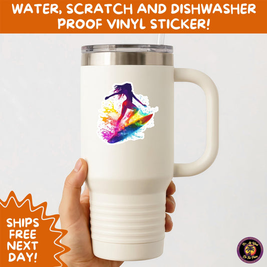 FUN BEACH STICKERS with Bikini Designs, Perfect for Travel Journals, Water Bottles, Tumblers, Laptops, Scrapbooks, and Summer Decor