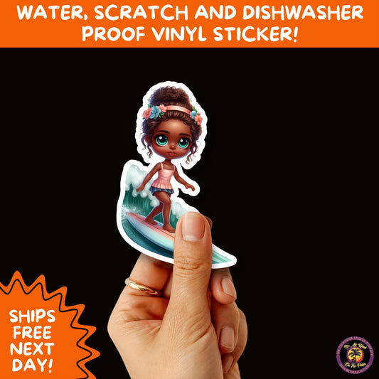 FUN BEACH STICKERS with Bikini Designs, Perfect for Travel Journals, Water Bottles, Tumblers, Laptops, Scrapbooks, and Summer Decor