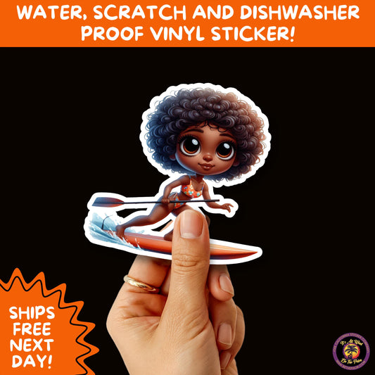 FUN BEACH STICKERS with Bikini Designs, Perfect for Travel Journals, Water Bottles, Tumblers, Laptops, Scrapbooks, and Summer Decor