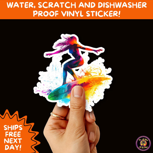 FUN BEACH STICKERS with Bikini Designs, Perfect for Travel Journals, Water Bottles, Tumblers, Laptops, Scrapbooks, and Summer Decor