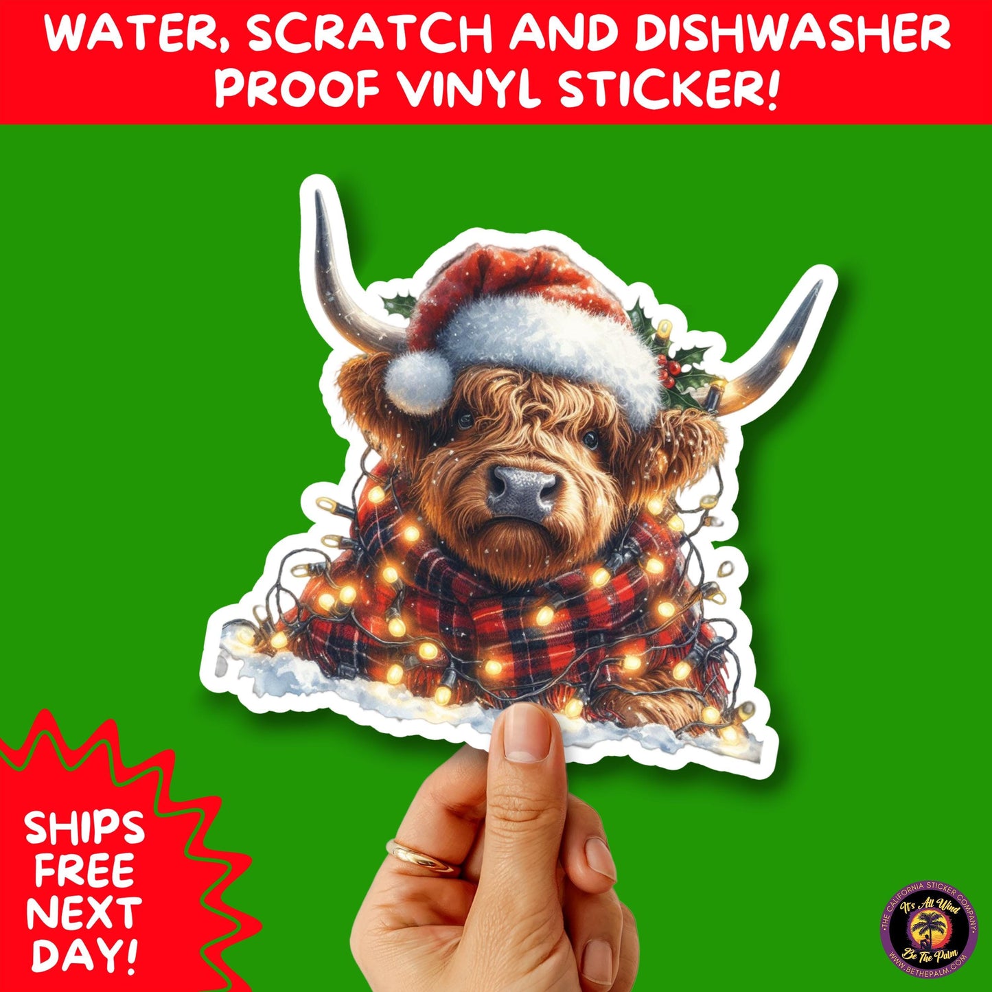 CHRISTMAS STICKER PACK | Festive Holiday Decor Vinyl Stickers Perfect for Journals Gifts Planners Stocking Stuffers Winter Aesthetic Fun