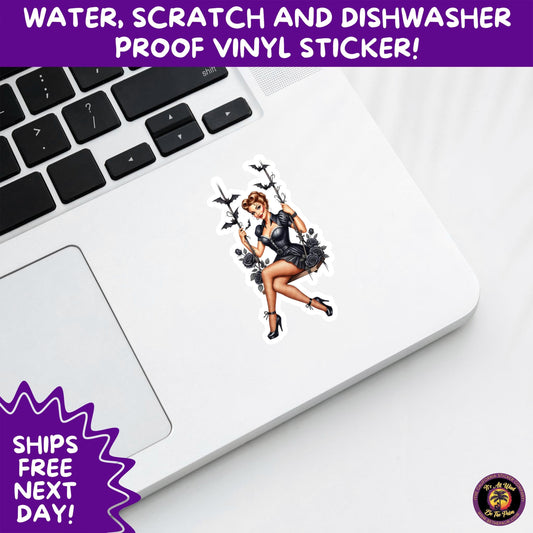 HALLOWEEN VINYL STICKERS | Spooky Ghosts, Witches, Pumpkins, Skulls and Bats – Waterproof Halloween Sticker Pack for All Ages