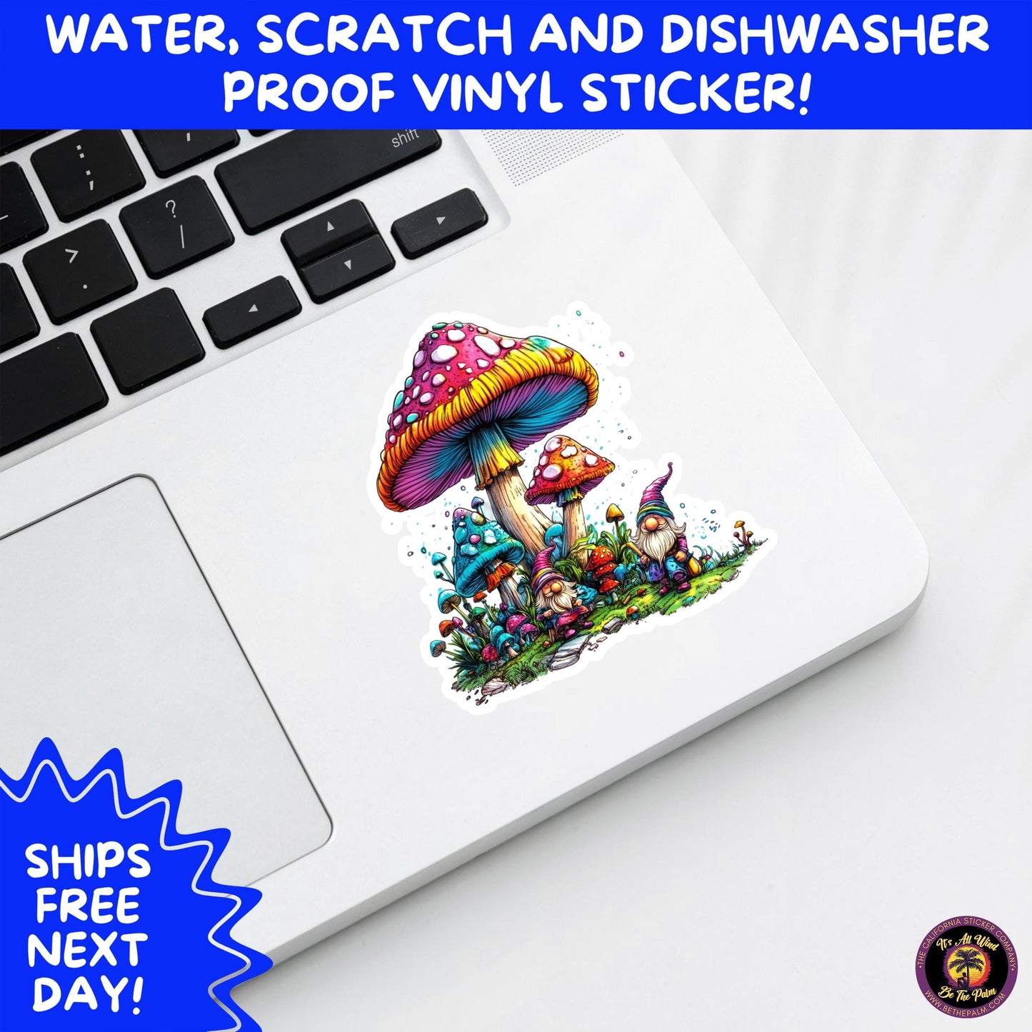 PSYCHEDELIC ART STICKERS | Trippy Groovy Vinyl Decals for Journals, Water Bottles, Laptops, Hippie Aesthetic Stickers for Vibe Lovers